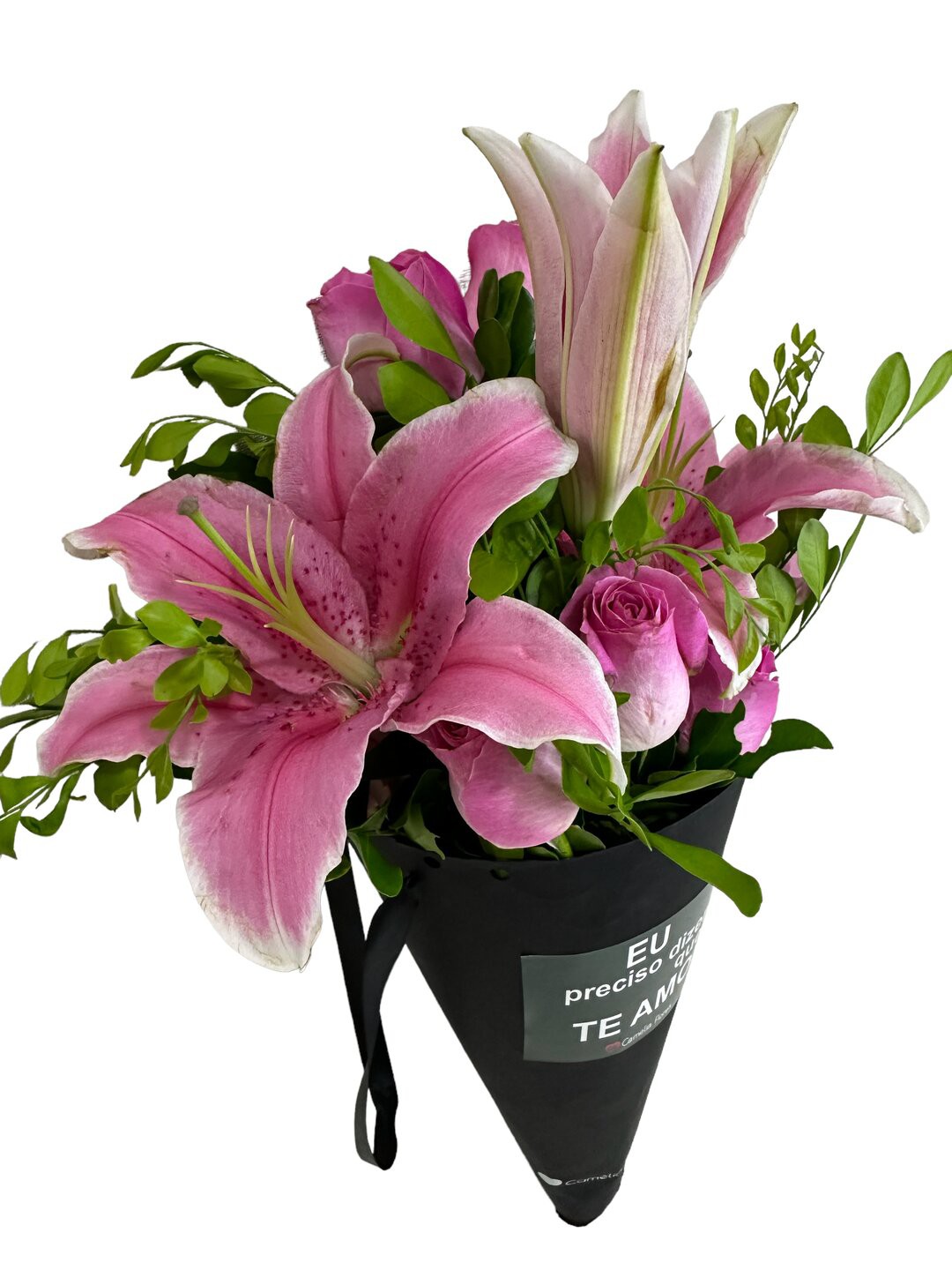 Premium Cone Luxo G Amália - Rosas e Lírios